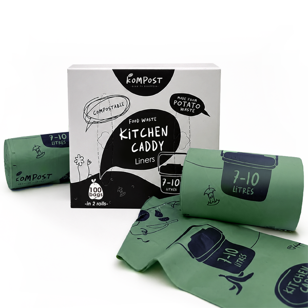 Compostable Kitchen Caddy Liners