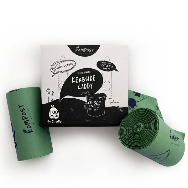 Compostable Kerb Food Waste Caddy Liners